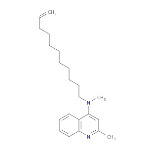 4-Quinolinamine, N,2-dimethyl-N-10-undecenyl-