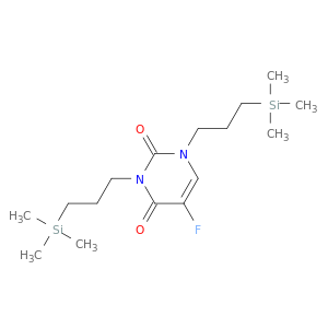 2,4(1H,3H)-Pyrimidinedione, 5-fluoro-1,3-bis[3-(trimethylsilyl)propyl]-