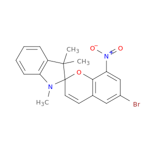 Spiro[2H-1-benzopyran-2,2'-[2H]indole],6-bromo-1',3'-dihydro-1',3',3'-trimethyl-8-nitro-