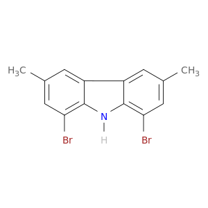 9H-Carbazole, 1,8-dibromo-3,6-dimethyl-
