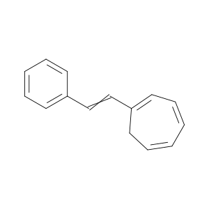 1,3,5-Cycloheptatriene, 1-(2-phenylethenyl)-