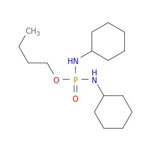 Phosphorodiamidic acid, N,N'-dicyclohexyl-, butyl ester