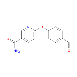 3-PYRIDINECARBOXAMIDE, 6-(4-FORMYLPHENOXY)-