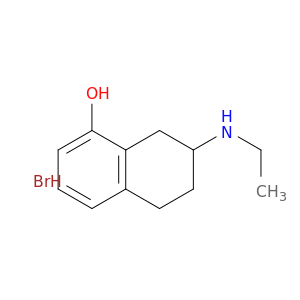 1-Naphthalenol, 7-(ethylamino)-5,6,7,8-tetrahydro-, hydrobromide