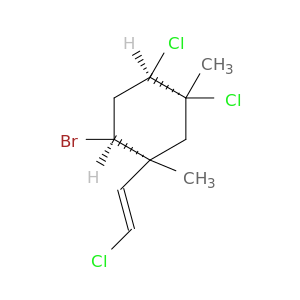 (1R,2R,4S,5S)-4-bromo-1,2-dichloro-5-[(E)-2-chloroethenyl]-1,5-dimethyl-cyclohexane