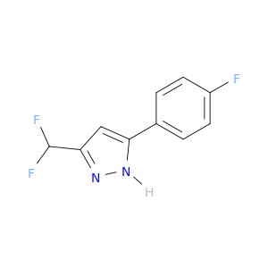 3-(difluoromethyl)-5-(4-fluorophenyl)-1H-pyrazole