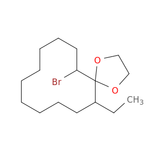 1,4-Dioxaspiro[4.11]hexadecane, 6-bromo-16-ethyl-