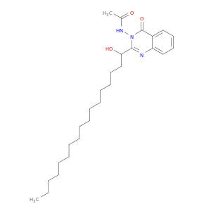 Acetamide, N-[2-(1-hydroxyheptadecyl)-4-oxo-3(4H)-quinazolinyl]-
