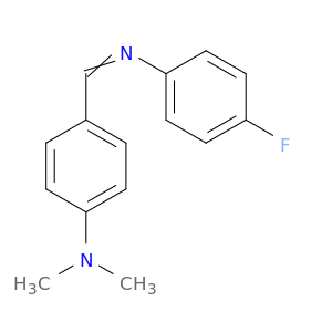 Benzenamine, 4-[[(4-fluorophenyl)imino]methyl]-N,N-dimethyl-