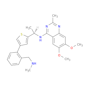 (R)-(6,7-二甲氧基-2-甲基-喹唑啉-4-基)-[1-[4-(2-甲基氨基甲基-苯基)-噻吩-2-基]-乙基]-胺