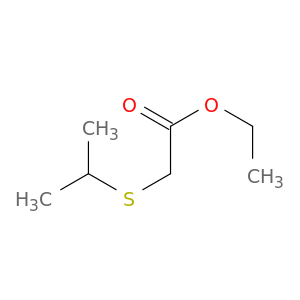 Acetic acid, [(1-methylethyl)thio]-, ethyl ester