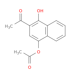 3-acetyl-4-hydroxynaphthalen-1-yl acetate