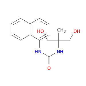 Urea, N-[2-hydroxy-1-(hydroxymethyl)-1-methylethyl]-N'-naphthalenyl-