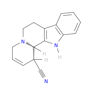 Indolo[2,3-a]quinolizine-1-carbonitrile, 1,4,6,7,12,12b-hexahydro-, cis-