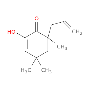 2-Cyclohexen-1-one, 2-hydroxy-4,4,6-trimethyl-6-(2-propenyl)-