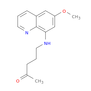 2-Pentanone, 5-[(6-methoxy-8-quinolinyl)amino]-