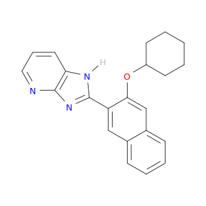 1H-Imidazo[4,5-b]pyridine, 2-[3-(cyclohexyloxy)-2-naphthalenyl]-
