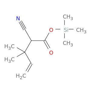 4-Pentenoic acid, 2-cyano-3,3-dimethyl-, trimethylsilyl ester