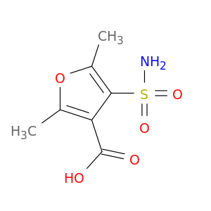 4-（氨基磺酰基）-2,5-二甲基-3-糠酸
