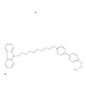 4,4'-Bipyridinium, 1-[10-(9H-carbazol-9-yl)decyl]-1'-propyl-, dibromide