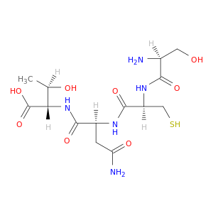 L-Threonine, L-seryl-L-cysteinyl-L-asparaginyl-