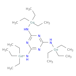 1,3,5-Triazine-2,4,6-triamine, N,N',N''-tris(triethylgermyl)-
