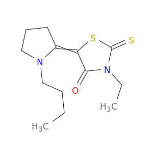 5-(1-丁基-2-吡咯烷基乙烯)-3-乙基-2-硫代氧基-4-噻唑烷酮