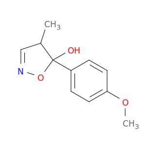 5-Isoxazolol, 4,5-dihydro-5-(4-methoxyphenyl)-4-methyl-