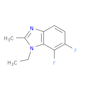 1-Ethyl-6,7-difluoro-2-methyl-1,3-benzodiazole