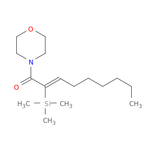 Morpholine, 4-[(2Z)-1-oxo-2-(trimethylsilyl)-2-nonenyl]-