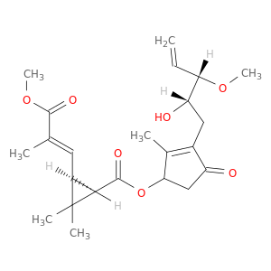METHYL (E)-3-[(1S,3R)-3-[[3-[(2S,3S)-2-HYDROXY-3-METHOXY-PENT-4-ENYL]-2-METHYL-4-OXO-1-CYCLOPENT-2-ENYL]OXYCARBONYL]-2,2-DIMETHYL-CYCLOPROPYL]-2-METHYL-PROP-2-ENOATE