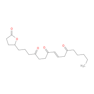 8-Hexadecene-4,7,11-trione, 1-(tetrahydro-5-oxo-2-furanyl)-, (E)-