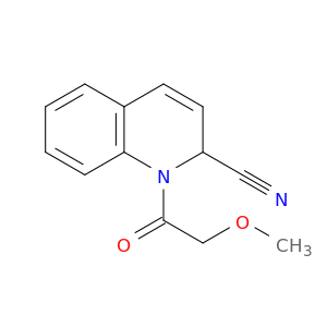 2-Quinolinecarbonitrile, 1,2-dihydro-1-(methoxyacetyl)-