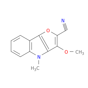 4H-Furo[3,2-b]indole-2-carbonitrile, 3-methoxy-4-methyl-