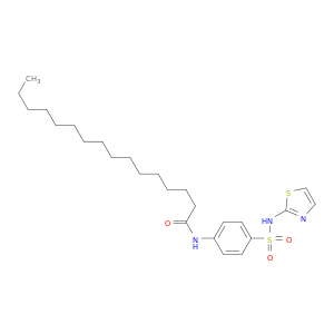 Hexadecanamide, N-[4-[(2-thiazolylamino)sulfonyl]phenyl]-