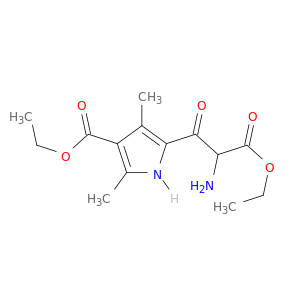 1H-Pyrrole-2-propanoicacid, a-amino-4-(ethoxycarbonyl)-3,5-dimethyl-b-oxo-, ethyl ester, hydrochloride(1:1)