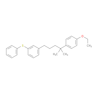 Benzene, 1-[4-(4-ethoxyphenyl)-4-methylpentyl]-3-(phenylthio)-