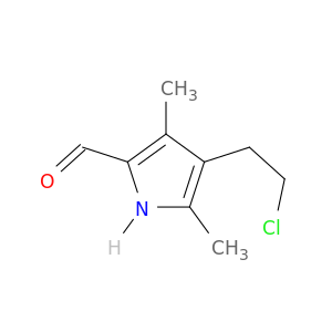 1H-Pyrrole-2-carboxaldehyde, 4-(2-chloroethyl)-3,5-dimethyl-
