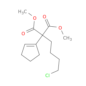 Propanedioic acid, (4-chlorobutyl)-2-cyclopenten-1-yl-, dimethyl ester