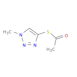 Ethanethioic acid, S-(1-methyl-1H-1,2,3-triazol-4-yl) ester