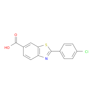 6-Benzothiazolecarboxylicacid, 2-(4-chlorophenyl)-