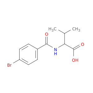 2-[(4-bromophenyl)formamido]-3-methylbutanoic acid