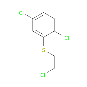 1,4-二氯-2-[(2-氯乙基)硫烷基]苯