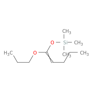 Silane, trimethyl[(1-propoxy-1-pentenyl)oxy]-