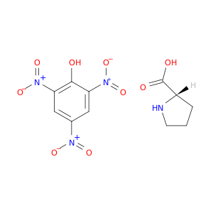 L-Proline, compd. with 2,4,6-trinitrophenol (1:1)