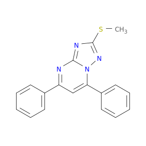 [1,2,4]Triazolo[1,5-a]pyrimidine, 2-(methylthio)-5,7-diphenyl-