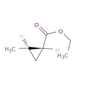 Cyclopropanecarboxylic acid, 2-methyl-, ethyl ester, trans-