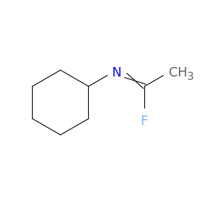 Ethanimidoyl fluoride, N-cyclohexyl-