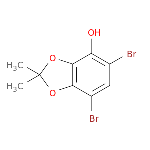 1,3-Benzodioxol-4-ol, 5,7-dibromo-2,2-dimethyl-
