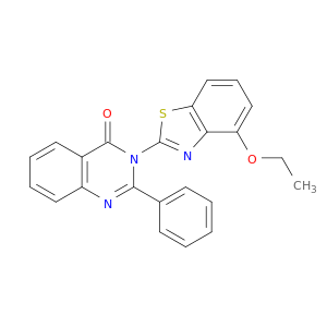 4(3H)-Quinazolinone, 3-(4-ethoxy-2-benzothiazolyl)-2-phenyl-